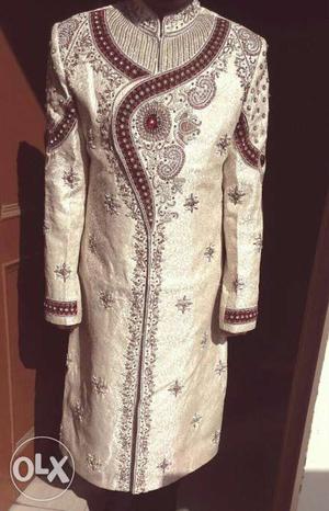 One year old sherwani in good condition along