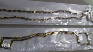 Pure StainLess Steel Imported Chain Gold Silver.Each