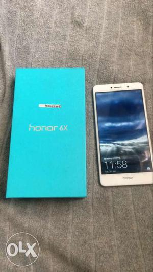 Honor 6x Mobile with full kit Dual cam back