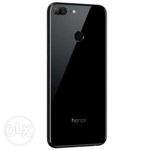 Honor 9 lite black dual camera front and