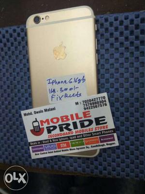 IPhone 6 16gb gold brand new condition 13 month