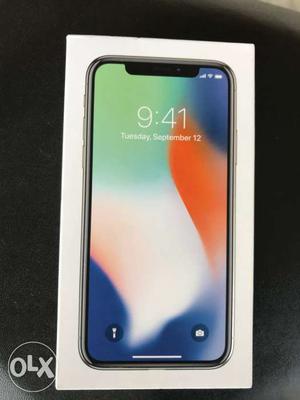 It’s iPhone X 256 GB brand new not used silver