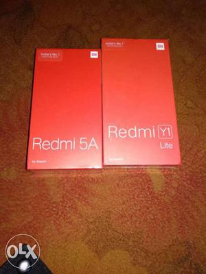 Redmi 5A & Redmi Y1 sealed pack box available.