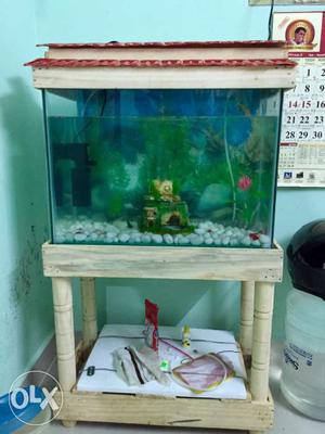 24x16 inch new fish tank and stand