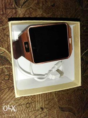 Black And White Smart Watch In Box