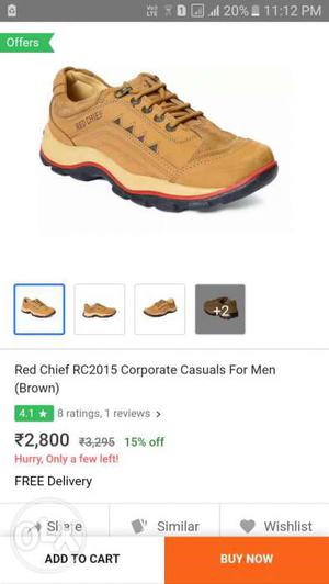 Brown Red Chief Casual Shoe