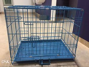 Cat cage foldable unused  inches height 23