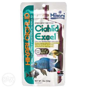 Hikari Cichlid Excel 125 gms Rs.200/- un-sealed