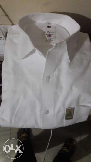 Linen white shirt and cotton shirts