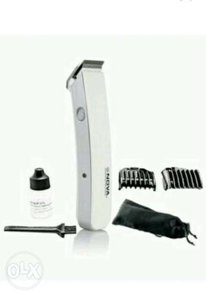 New White And Silver Hair Clipper charge 8 hours use