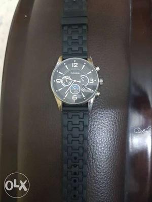 Original Fossil Men's watch with silicon strap