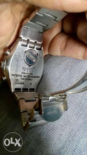 Original swatch swiss watch chronograph with.