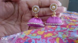 Pink zumka Earrings