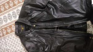 Pure leather black jacket