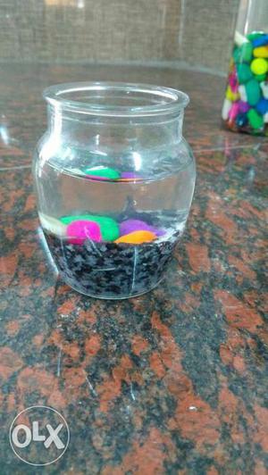 Small mini jar aquarium