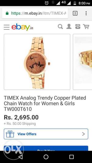 Timex ladies watch. Brand new one