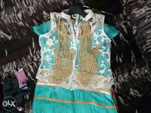 Women gown with jacket in very good condition.