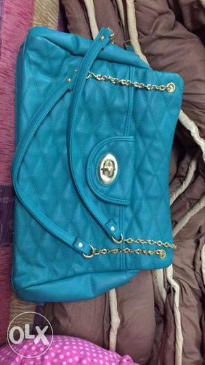 Women's Blue Shoulder Bag