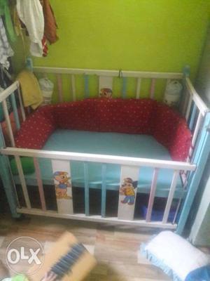 Baby cot n bed for sale in good condition no