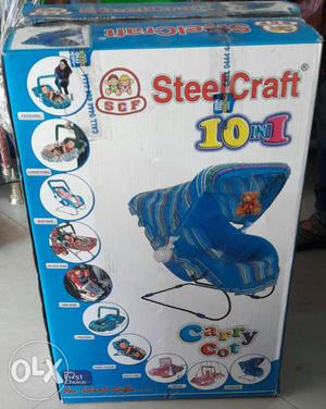 Blue Steel Craft 10 In 1 Carry Cot Box