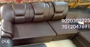Brand new corner sofa artificial leather type MRP