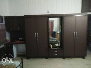 Chocolate/coffee Brown wardrobe. size 13 * 7 with