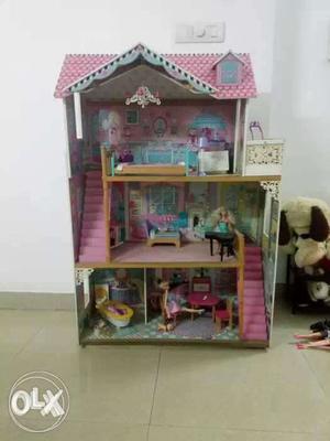 Imported kids kraft doll house