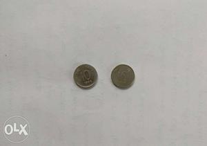 10 paise coins,