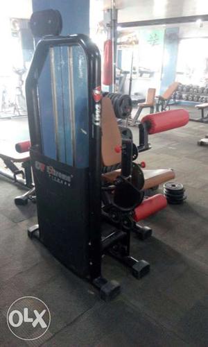 Black And Red Exercise Equipment