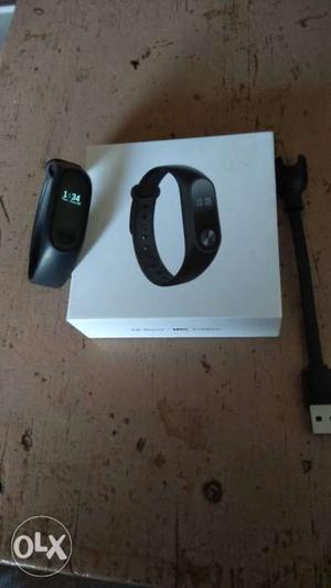 Black Fitness Tracker With Box