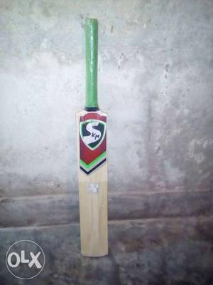 Brown And Green SG Cricket Bat