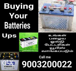 Buying your old Batteries buyer good rates