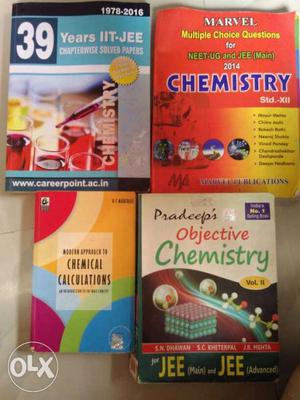 Chemistry Books for iit preparation and last 39 years