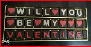 Chocolate SMS..Can be customised