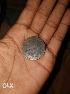 East Indian company half anna coin () more