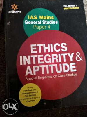 IAS mains GS paper 4 book.never used as good as