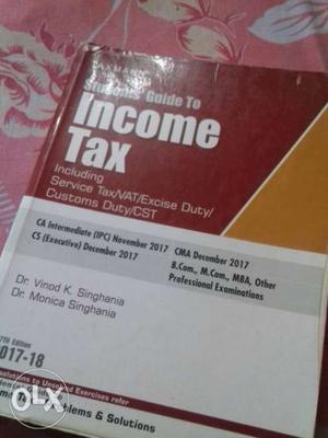 Income Tax Book By Dr. Vinod K. Singhania