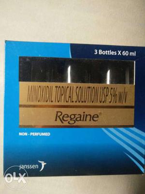 Minoxidil Regaine 5% three in one pack for hair gain