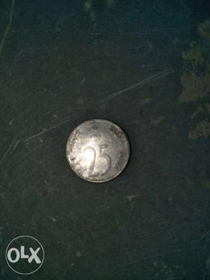  Old 25 Paisa  coin. Holy coin 999 digit lucky