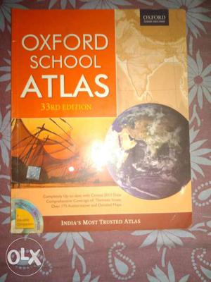 Oxford school Atlas 33rf Edition book with cd