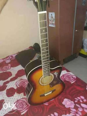 Santana acoustic guitar 2 months old beautiful
