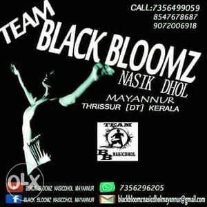 Team Black Bloomz Nasik Dhol Text
