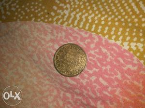 Very old coin of  One quarter ANNA