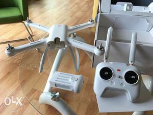 White And Gray Quadcopter Drone