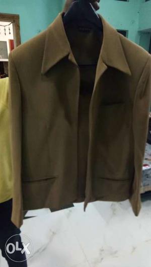 3 piece coat pant brown colour