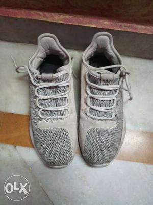 Adidas grey and white shoes size 10. brand new not used