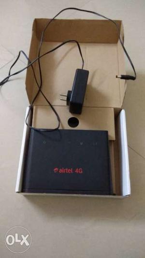 Airtel home WiFi ADSL router...just insert any 4G