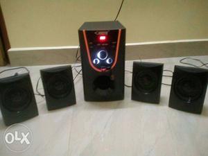 Black 4.1 Multimedia Speaker