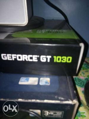 Black And Green Geforce GT  Box