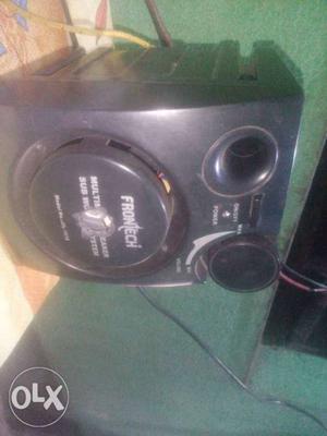 Black Frontech Stereo Component